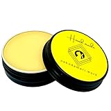 ねこだまり工房 精油入り自家製クリア蜜蝋ワックス 30ml -期待- ヒノキの香り付き 楽器用 保湿・保護ワックス クリアホホバオイル