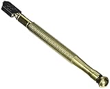 uxcell ガラスカッター　ガラス切り　ゴールドトーン　メタル滑り止めホイールブレード　5mm-12mm