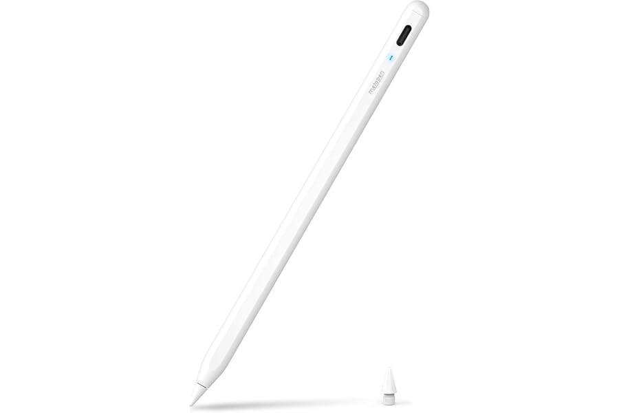 Metapen A8 Pencil for iPad 2018-2026, Fast Charge, Magnetic, Palm Rejection | Compatible iPad A16 11/10/9/8/7/6th Gen Stylus,