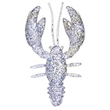 Major Craft(メジャークラフト) ルアー ワーム ファイティングクロー 3.2inc(8.1cm) #112 クリア ホロ FCW3.2