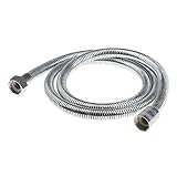 Kesoto シャワーホース　バスルーム　0.7-1.2m　ホース交換　ステンレス製　置換チューブ　5種選べ　 - 銀3　1.2m