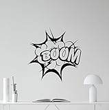 Boom Comics壁デカールMarvelスーパーヒーロービニールステッカー壁装飾クール壁アート子供ティーンガールズ部屋壁モダンデザイン寝室壁装飾壁画61quo