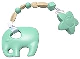 赤ちゃんの歯固めおもちゃ 歯がためおしゃぶりホルダーシリコーン製　全28種類[FDA認可済] (セット４)