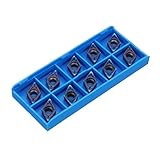 drillpro 10pcs hrc45 blue nano dcmt11t308 carbide insert for