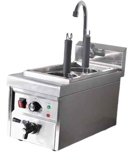 Amazon | YOROXRG ゆで麺器 麺茹で器 ゆでめんき 卓上電熱ゆで麺