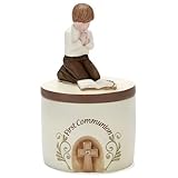 Boy's First Communion Resin Keepsake Box [並行輸入品]