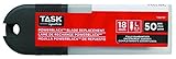 Task Tools T00737 Signature 18mm Power Snap-Off Utility Knife Blades, Black, 50-Pack [並行輸入品]