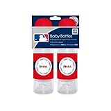 MLB Los Angeles Angels Baby Bottles, 2-Pack by Baby Fanatic [並行輸入品]