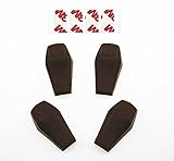 cimostarベビー安全ロック、for引き出し、オーブン、トイレシート、冷蔵庫 – 指ピンチPreventer – ツールや穴あけ必要な – 4パック ブラウン