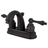 Kingston Brass KB5615AL Two Handle 4 in. Centerset Lavatory Faucet with Retail Pop-up