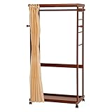 萩原 ハンガーラック（ダークブラウン） VR-7134DBR 4934257231893 ［int-1］