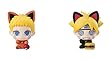 ぷちきゃらランド 招き猫 BORUTO-ボルト- NARUTO NEXT GENERATIONS 親子招き猫だってばさ! 約50mm PVC製 塗装済み完成品フィギュア