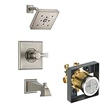 Delta Delta KTSDDR-T14451H2O-SS Dryden Tub/Shower Kit Pressure-Balance Single-Function Cartridge, Br