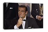 ショーン・コネリー007 James Bond Dr Noキャンバス壁アート 44" X 26" DP_2287