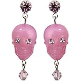 TARINA TARANTINO LUCITE SKULL DROP PIERCE LI
