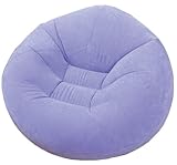 エアーソファー　ビーンレス　バッグ　チェア　(パープル) 【オンライン限定】