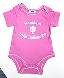 Officially Licensed NCAA Indiana Hoosiers Normal印刷ピンクOnesie