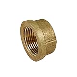 Everflow Supplies BRCA0114-NL 1-1/4-Inch Brass Cap, Lead Free by Everflow Supplies