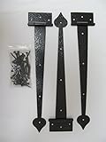 13 "ストラップヒンジTextured Colonialスタイルセットの3ヒンジTヒンジGates Shedドア画面ドア