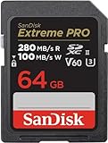 SDカード 64GB SDXC Class10 UHS-II V60 読取最大280MB/s Extreme PRO SDSDXEP-064G-GHJIN 新パッケージ [並行輸入品]