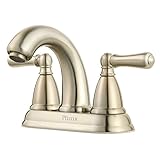 Pfister F-048-CNKK Canton 4"(10.16cm) Centerset Two Handle High Arc Bathroom Faucet - Brushed Nickel