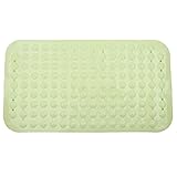 HKUN バスタブマット 滑り止め バスマット 転倒防止 介護 浴槽用 吸盤付き 匂いなし 防カビ ,グリーン