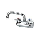 Krowneシルバーシリーズ4 "センター壁マウント蛇口、6 "注ぎ口、10 – 406l