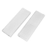 uxcell 反射ステッカー　オートバイ用　安全標識　白い反射シート　2セット