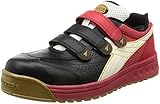 [ディアドラユーティリティ] DIADORA UTILITY 作業靴 スニーカー ロビン RB213 RB213 ブラック&ホワイト&レッド(ブラック&ホワイト&レッド/24.0)
