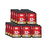 【5年保証】GIGASTONE 32GB SDカード 20個セット SDHC UHS-I U1 C10 80MB/s メモリーカード フルHD ビデオ デジタルカメラ 高速記録 ミニケース20個付き