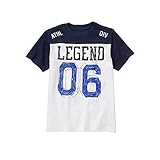 Gymboree Little Boys' Short Sleeve Color Block Legend Tee Multi 7 [並行輸入品]