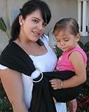 abcGoodefg? Cotton Adjustable Baby Toddler Ring Sling Stretchy Wrap Carrier for Newborn Black by abc