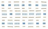 HUABAN 5PCS * 21 値 2W 2 Watts 1% 金属膜抵抗器 1.0 1.2 1.5 1.8 2.0 2.2 2.4 2.7 3.0 3.3 3.6 3.9 4.3 4.7 5.1 5.6 6.2 6.8 7.5 8.2 9.1 Ohm