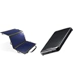 Amazon | エレコム モバイルバッテリー ソーラー充電 2.4A出力 【 USB