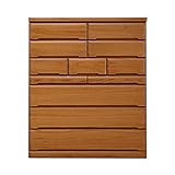 関家具 インテリア 収納 チェスト 120-7HCハイチェスト 天空 BR 106981 ［int-1］