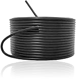 IV 電線 3.5sq 黒色 7ｍ 絶縁キャップ付き 【1ｍ～30ｍ選択可】切り売り 600Vケーブル ビニル絶縁電線 バッテリー常時電源