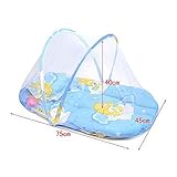 Lovelybabyベビー用品　　赤ちゃん 蚊帳　　新生児蚊帳　　キッズ蚊帳　　夏用　　 (ブルー)