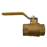 PlumBest B67202R 3/4-Inch Threaded Brass Ball Valve by PlumBest