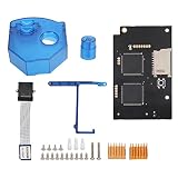 V5.15b GDEMU オプティカル ドライブ シミュレーション ボード Dreamcast VA1 用、リモート ストレージ カード マウント、ヒートシンク付き