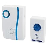 uxcell ワイヤレスドアベルのワットスイッチ 9.5x 6x 3cm プラスチック 1個入り