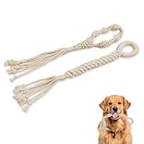 [ベトゴ] betogo 2個セット 犬 おもちゃ ロープ 犬用玩具 コットン製 噛むおもちゃ ひっぱりっこ 犬おもちゃ 歯固め子犬おもちゃ 運動不足解消 ストレス解消 丈夫 耐久性 清潔 歯磨き 小型犬 中型犬 大型犬 MRD02品番 (L)