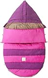 7AM Enfant Bee Pod Baby Bunting Bag for Strollers and Car-Seats with Removable Back Panel, Grape/Neo
