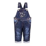 赤ちゃん男の子女の子オーバーオールジーンズジャンプスーツBear動物テーマオーバーオールジャンプスーツ US サイズ: 100 Suitable Height 73-80cm
