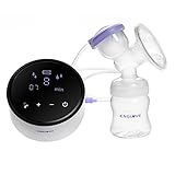 RGA 電気搾乳器 衛生的に母乳を 単一の快適さbreastpump 2モード吸引＆マッサージ LCD液晶表示 (Round)