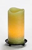 Candle Impressions Rustic Pillar Led Candle 6H CITRUS SAGE [並行輸入品]