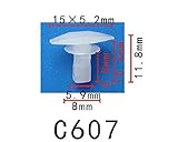 パネル (トリム) クリップ リベット　トヨタ系　マツダ系　パネル用　PF-C607　10個