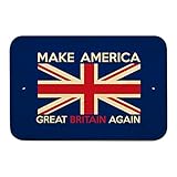 アメリカをGreat Britain Again Anti Trump面白いホームビジネスオフィスSign 6" x 9" SIGN.WOOD.9X6.Z000669_8