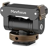 MINIFOCUS コールドシューアクションカメラ用マグネットクイックリリースマウントホルダー、160度チルト＆360度回転調整可能、ユニバーサルカメラアダプター（1/4インチネジ穴付き）Osmo 360 / Action 5 Pro / 4 / 3 対応