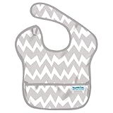 Bumkins(バンキンス) スーパービブ Gray_ Chevron