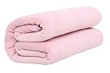 wztee Soft Coral Fleece Towelling Coverlet Nap Blanket Baby Blanket Pink by WZT
